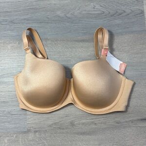 Cacique Lightly Lined Balconette Bra - size 36F NEW